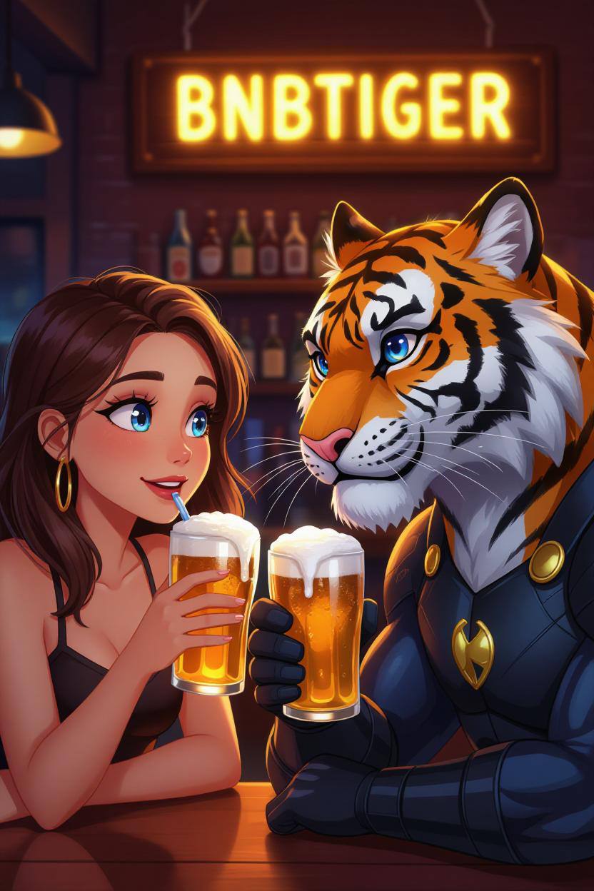 Alpha Tiger - BNBTiger Community Art
